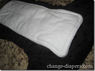 Kim's Cloth Diaper 10 insert sitting on pocket