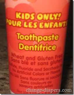 jason kids only toothpaste