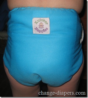 knickernappies cloth diaper 30 back