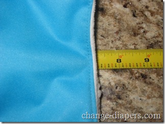 knickernappies cloth diaper medium short folded