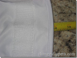 real nappies 12 crawler cover measured stretched