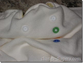 Bottombumpers Cloth Diaper 13 green to blue smallest setting newborn small