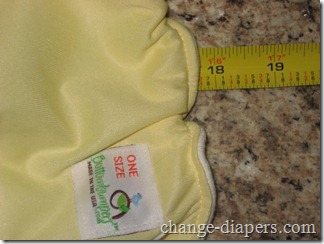 Bottombumpers Cloth Diaper 15 newborn small measured stretched