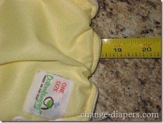 Bottombumpers Cloth Diaper 23 medium large measured stretched