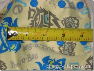 Bottombumpers Cloth Diaper 30 compared to another 4 setting os diaper
