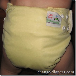 Bottombumpers Cloth Diaper 34 medium large on 23 lb toddler