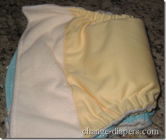 Fuzzibunz Newborn Diaper 10 vs one size as tight as I could get it