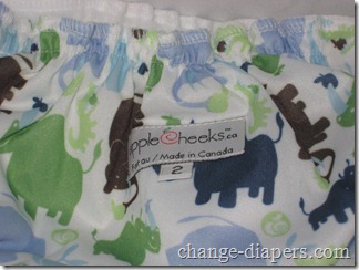 applecheeks cloth diapers 13 rear elastic