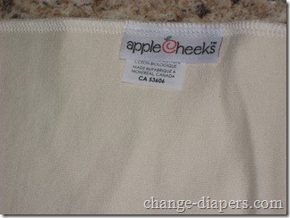 applecheeks cloth diapers 17 bamboo insert