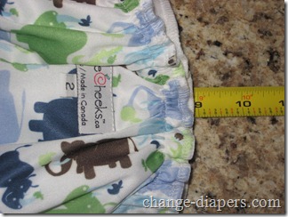applecheeks cloth diapers 28 size 2 measured folded