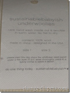 sustainable babyish wool  2 wildflower seed paper
