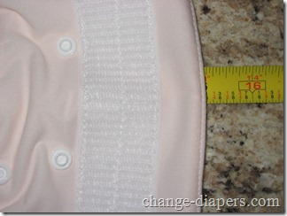 Happy Heiny Mini OS Diaper 16 large stretched