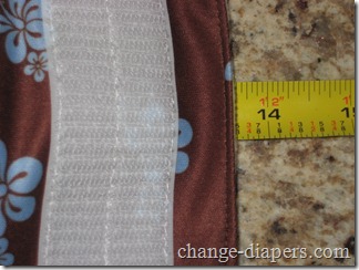 Happy Heinys XS Pocket Diaper 11 measured stretched