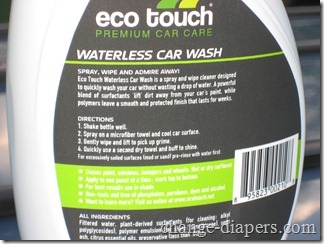 Eco Touch Waterless Car Wash 3 directions