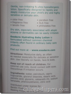 Exederm 8 lotion package