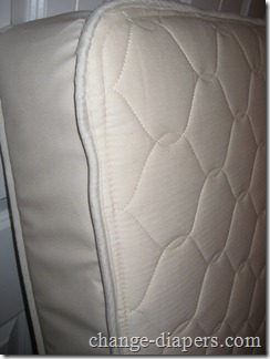 Naturepedic 8 quilted side
