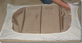 Co-sleeper 17 sheet attaches to mattress