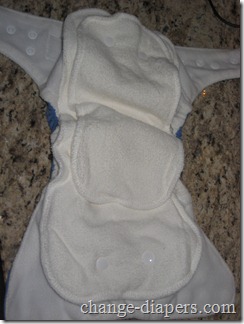 Incredibum Diaper 8 soakers in diaper
