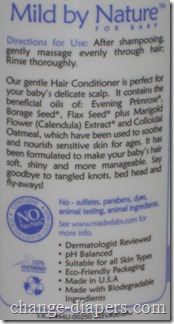 Mild by Nature 10 conditioner directions
