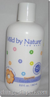 Mild by Nature 17 unscented lotion