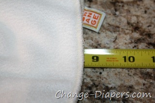 Orange Diaper Co Bamboo Fitted #clothdiapers via @chgdiapers folded after washing