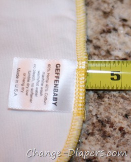 @Geffenbaby Newborn #clothdiapers Absorbers via @chgdiapers 7 after washing width