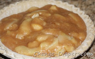 Mrs Smiths Pies 6 apple pie opened