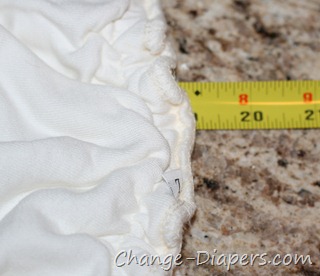 @sloomb large bamboo fitted #clothdiapers from @uponthe_hill via @chgdiapers 17 stretched after washing