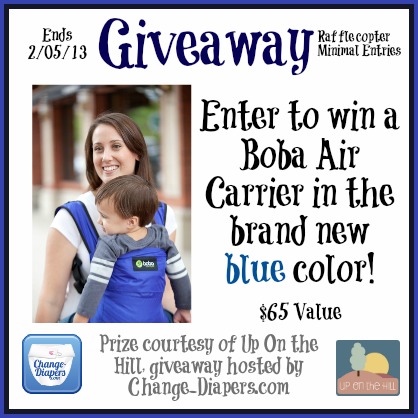 @Boba Blue Air Carrier #babywearing #giveaway from @Uponthe_Hill via @chgdiapers