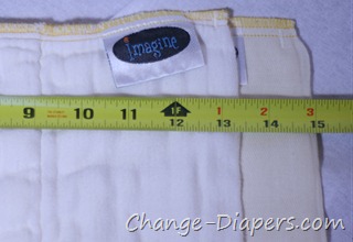 imagine_baby bamboo prefold #clothdiapers and covers via @chgdiapers 23 width before and after prep