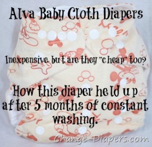 Alva Baby #clothdiapers - How do they hold up long term - via @chgdiapers