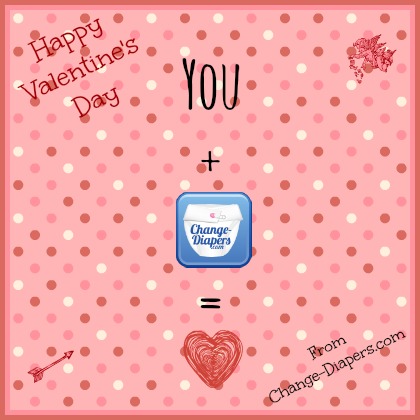 happy valentine's day from change-diapers