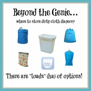 Where to store dirty #clothdiapers via @chgdiapers