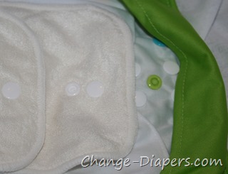 @lalabyebabycd #clothdiapers via @chgdiapers 10 bamboo inserts that snap to each other and the diaper