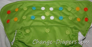 @lalabyebabycd #clothdiapers via @chgdiapers 8 rainbow snaps