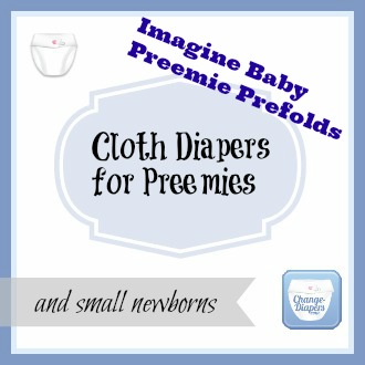 Preemie #clothdiapers via @chgdiapers - @Imagine_Baby preemie prefolds