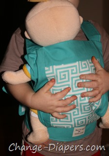 MamaDsCloset doll carrier - #babywearing for kids via @chgdiapers 12 on 20 mo old