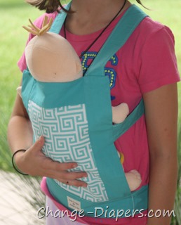 MamaDsCloset doll carrier - #babywearing for kids via @chgdiapers 19 on 8.5 yr old