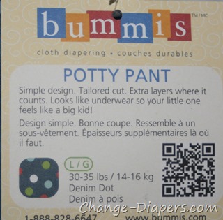 @Bummis Potty Pants Trainers for #pottytraining via @chgdiapers 4 size large