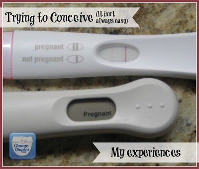 Trying to conceive #TTC via @chgdiapers - my experiences