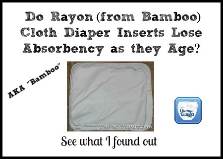 Do rayon from bamboo #clothdiapers inserts lose absorbency as they age via @chgdiapers