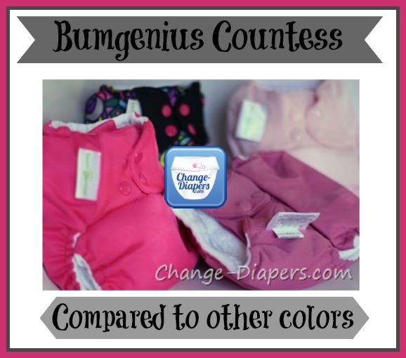 How does Bumgenius Countess compare to other #clothdiapers colors - via @chgdiapers