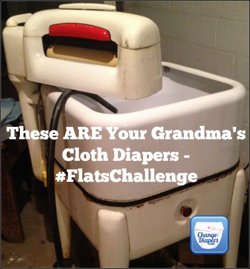 These are your Grandma's #clothdiapers - #flatschallenge via @chgdiapers