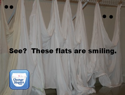 happy #flatschallenge #clothdiapers via @chgdiapers