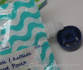 @yummipouch reusable food pouches via @chgdiapers 4 fill line and reusable cap