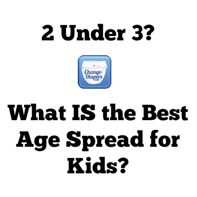 What is the perfect age gap between children via @chgdiapers
