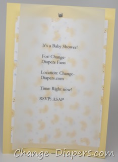 Easy DIY baby shower invitations via @chgdiapers 7