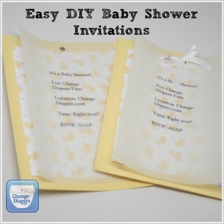 Easy Homemade Baby Shower Invitations 8