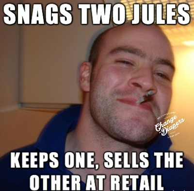 Good Guy Greg Doesn't Scalp Jules - #clothdiapers humor via @chgdiapers