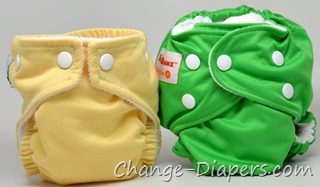 @fuzzibunz small & large one size #clothdiapers via @chgdiapers 12 small vs xs perfect size